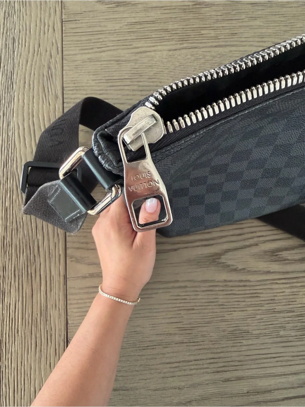 Louis Vuitton Mick PM Messenger Bag in Damier Graphite Canvas